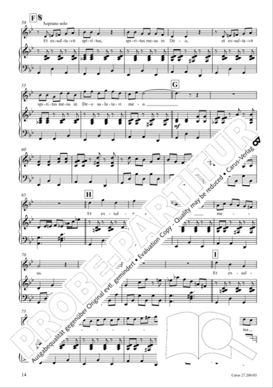 Magnificat 4-Part scores gallery preview page 15