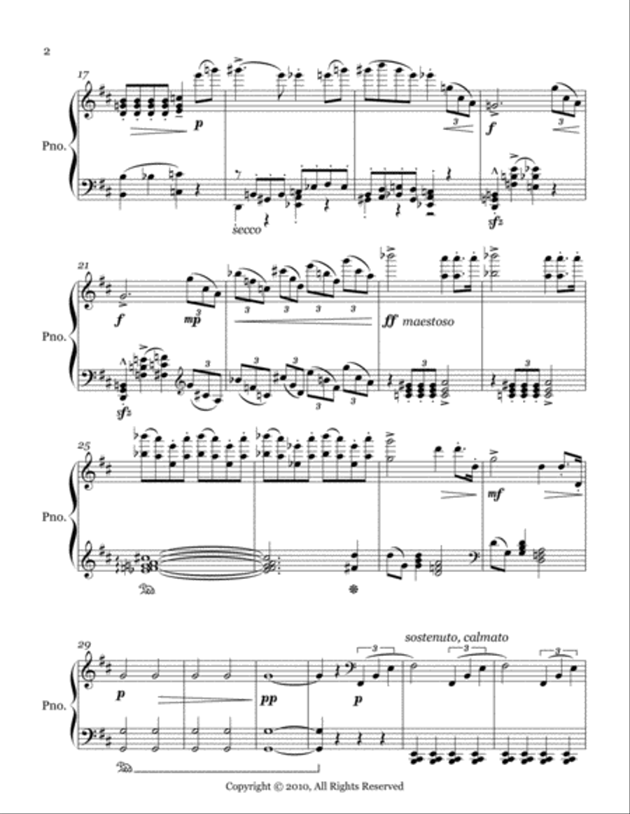 Preludes for Piano - V. Preludes for Piano - V. Piano Solo scores gallery preview page 2