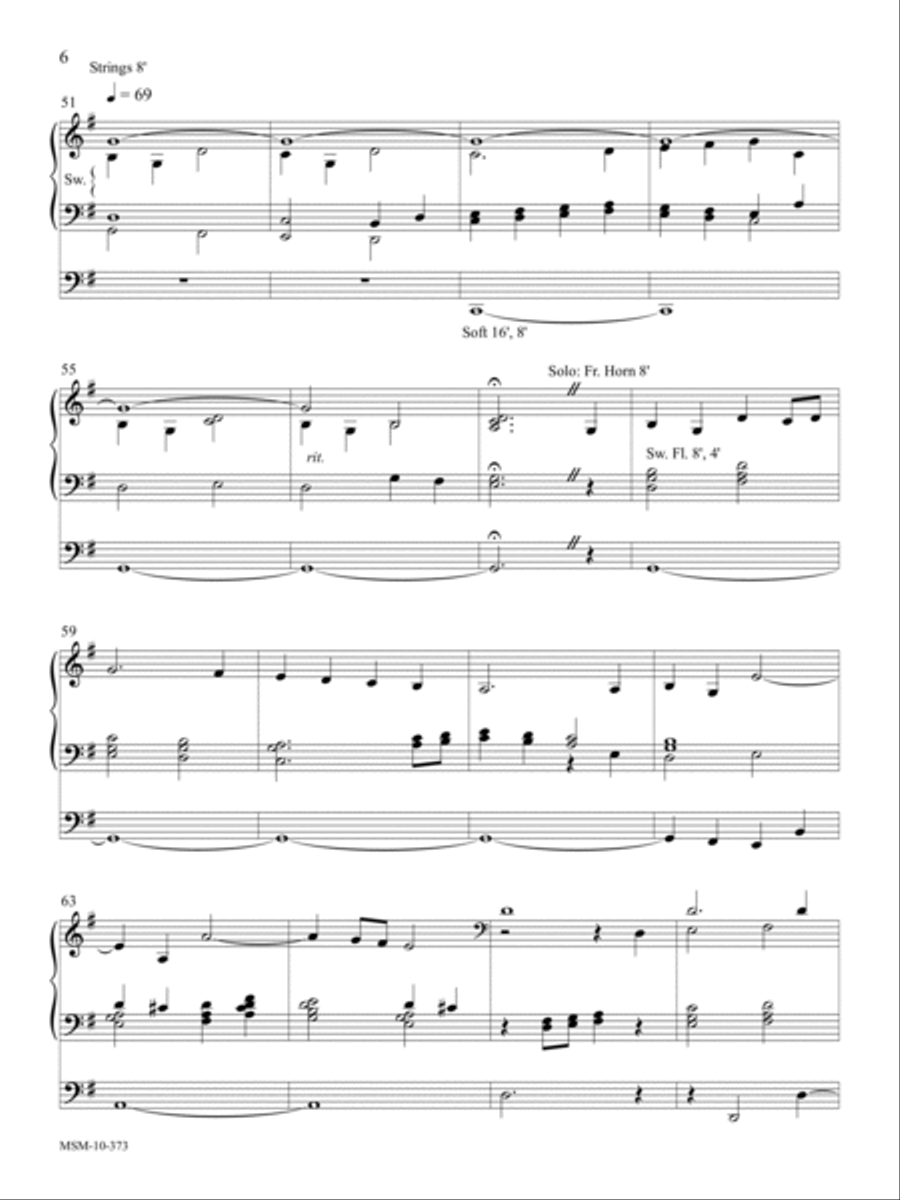 Chorale and Toccata on Darwall's 148th Organ Solo scores gallery preview page 6