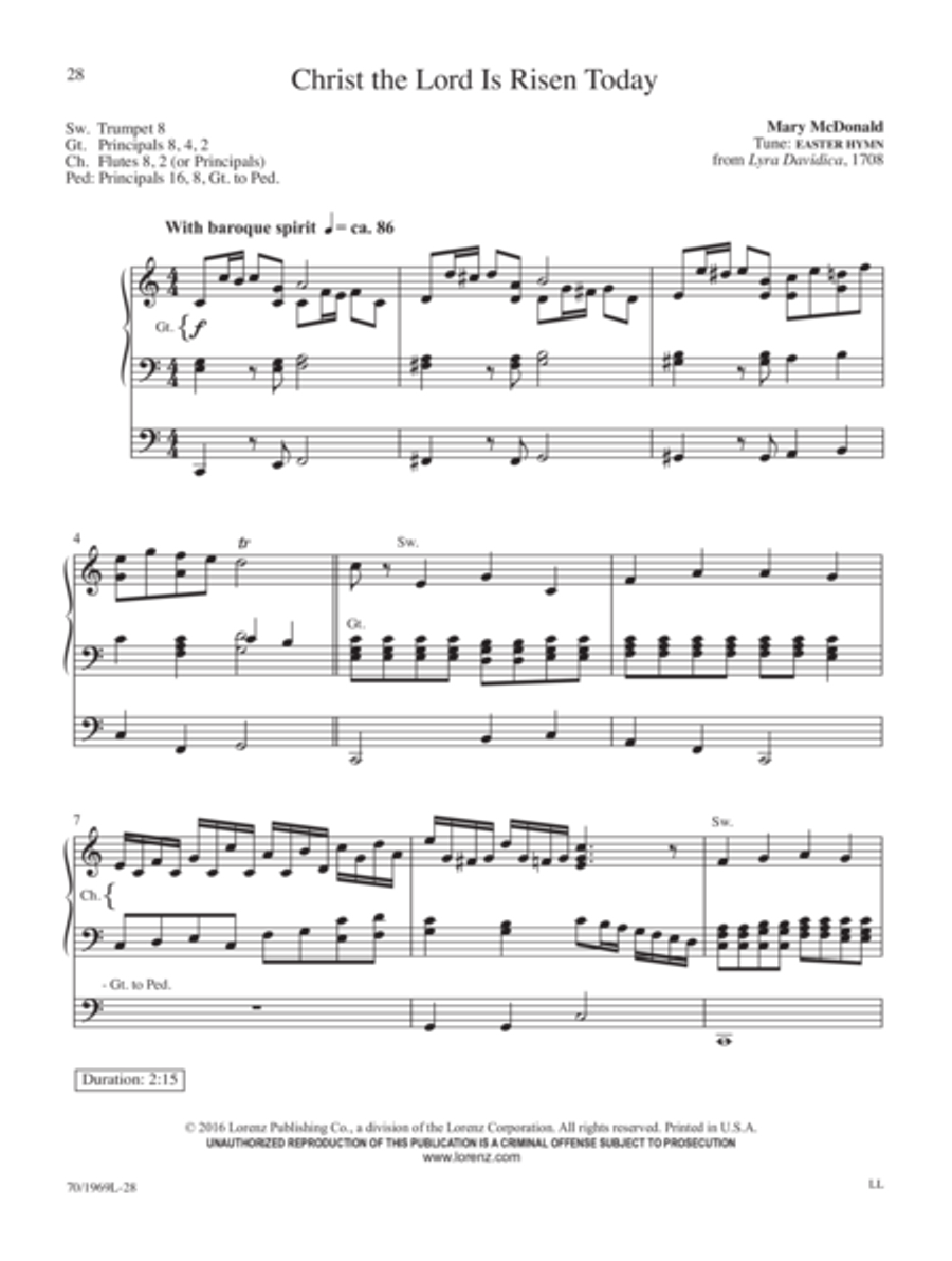 Go Out with Joy!, Vol. 2 Organ Solo scores gallery preview page 12
