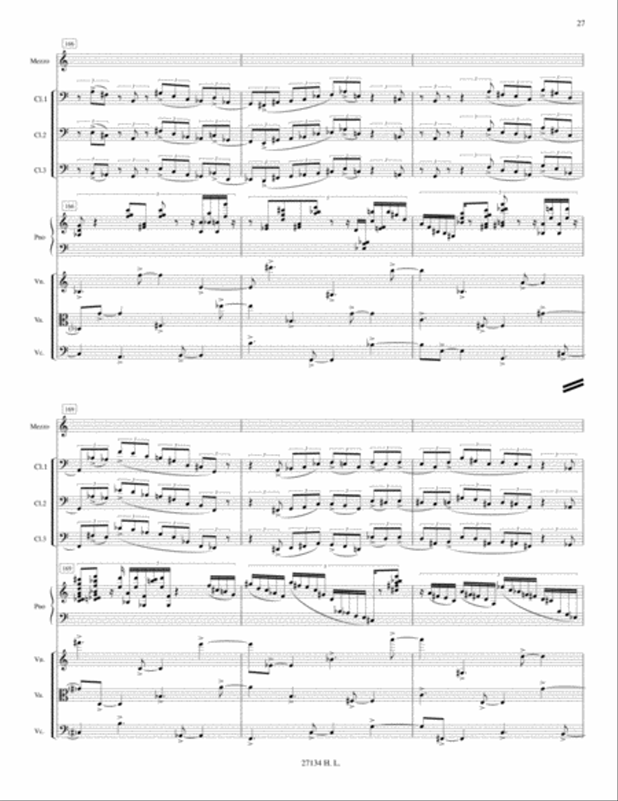 La morte meditata Mezzo-Soprano Voice scores gallery preview page 9