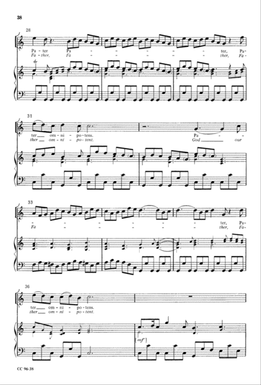 Gloria Gloria 4-Part scores gallery preview page 39
