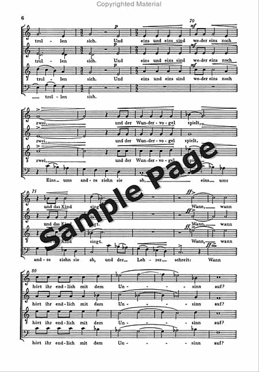 Arithmetic Song 4-Part scores gallery preview page 7