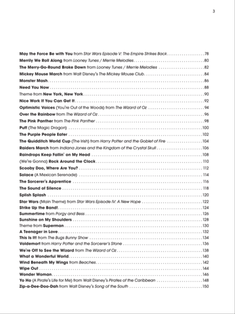 Pop & Movie Hits A to Z Pop & Movie Hits A to Z Easy Piano scores gallery preview page 4