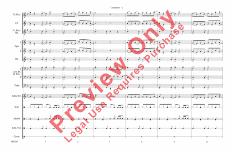 Hot Stuff Marching Band scores gallery preview page 10