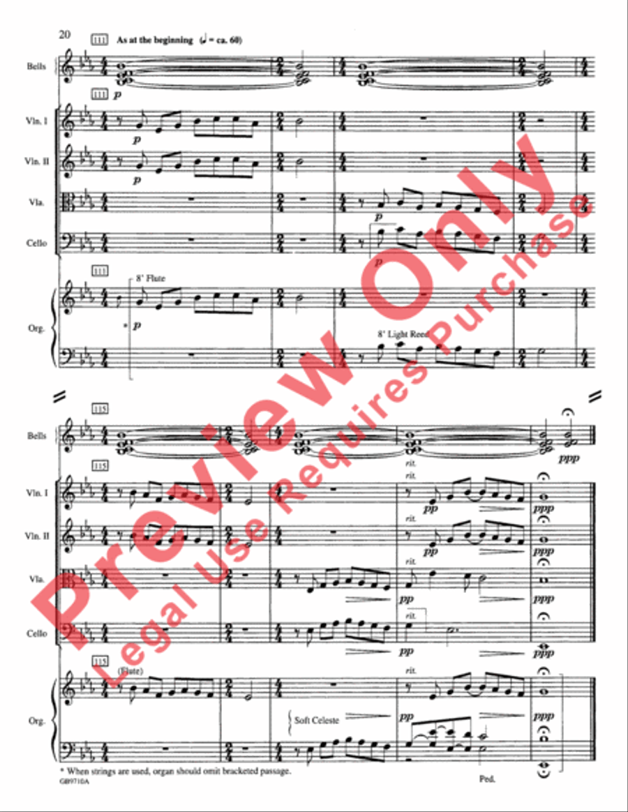 A Festival of Lessons and Carols Choir scores gallery preview page 21