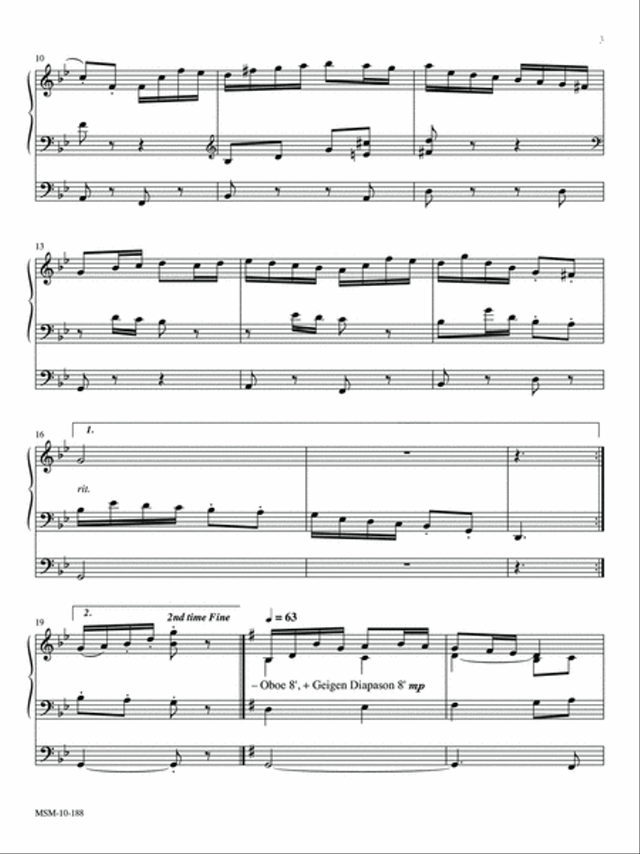 Six Voluntaries for Organ, Set 4 Organ scores gallery preview page 4