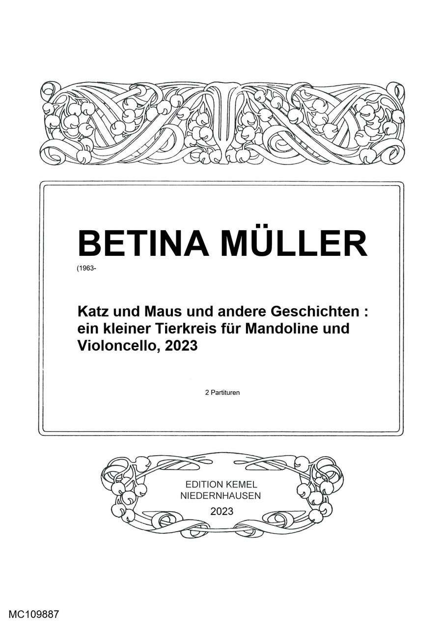 Katz und Maus und andere Geschichten Cello scores gallery preview page 1