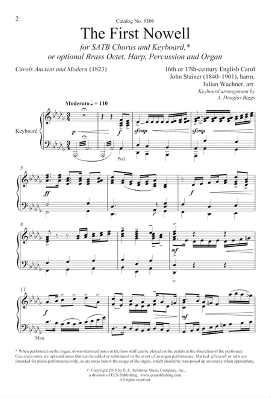 The First Nowell The First Nowell 4-Part scores gallery preview page 2