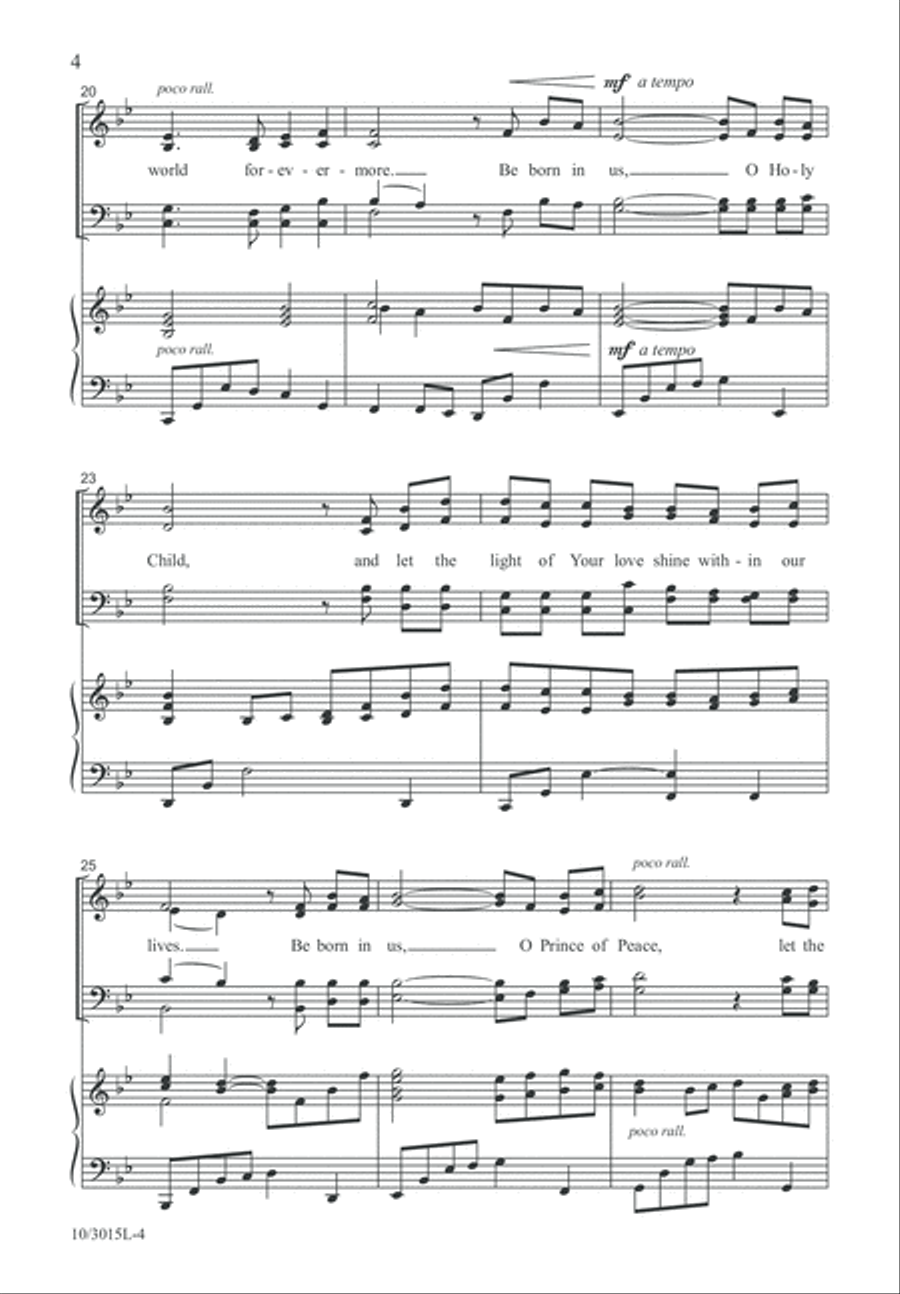 Be Born in Us 4-Part scores gallery preview page 4