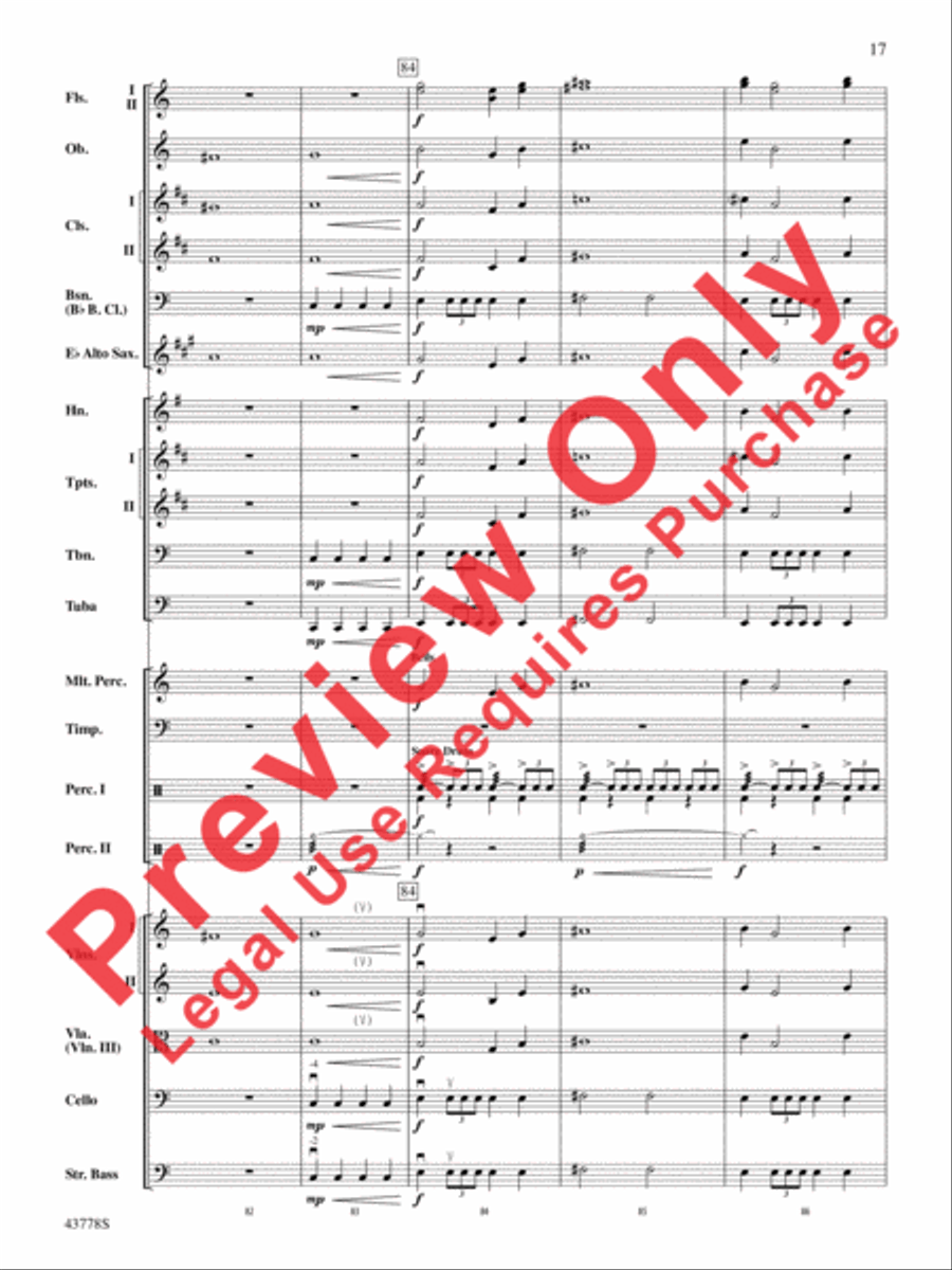 Godzilla Full Orchestra scores gallery preview page 37