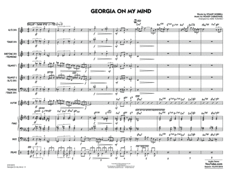 Georgia on My Mind - Full Score