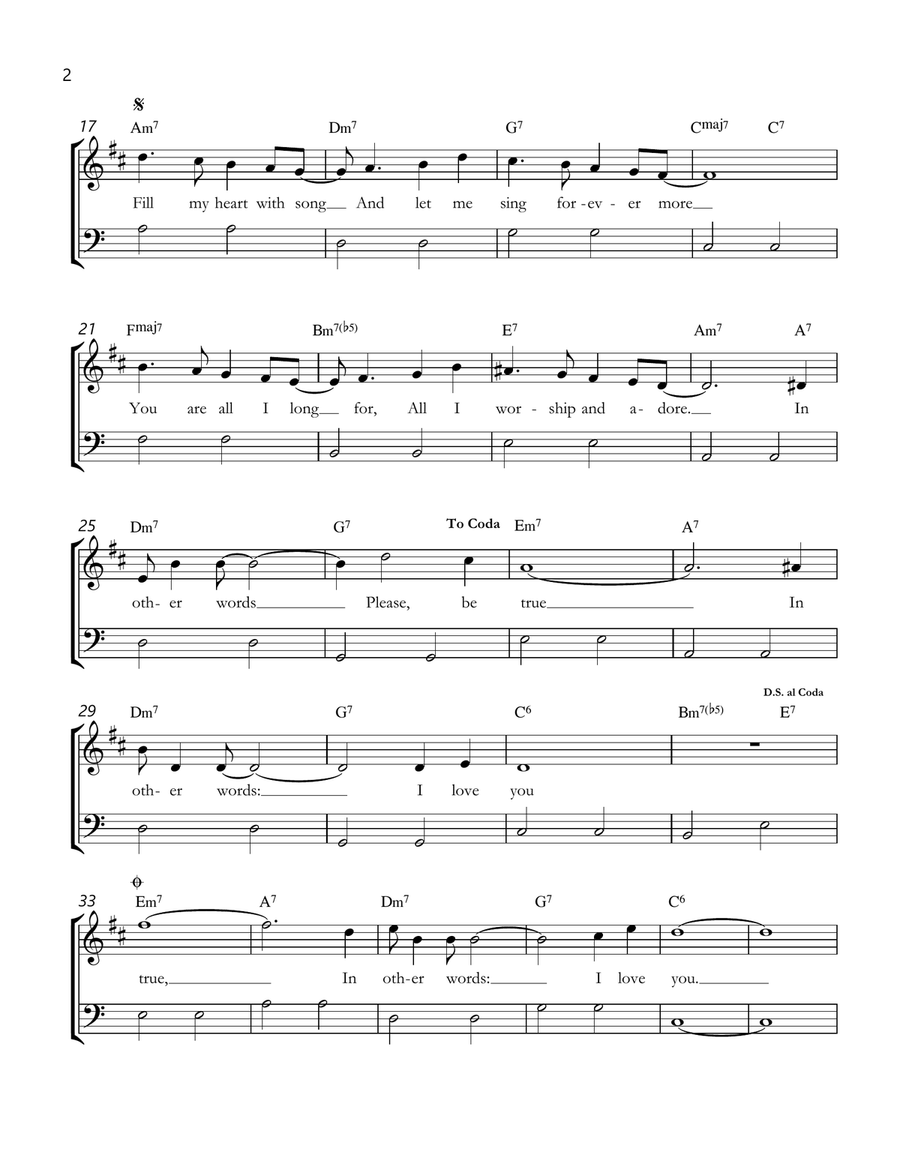 Fly Me To The Moon (In Other Words) Trumpet Duet scores gallery preview page 2