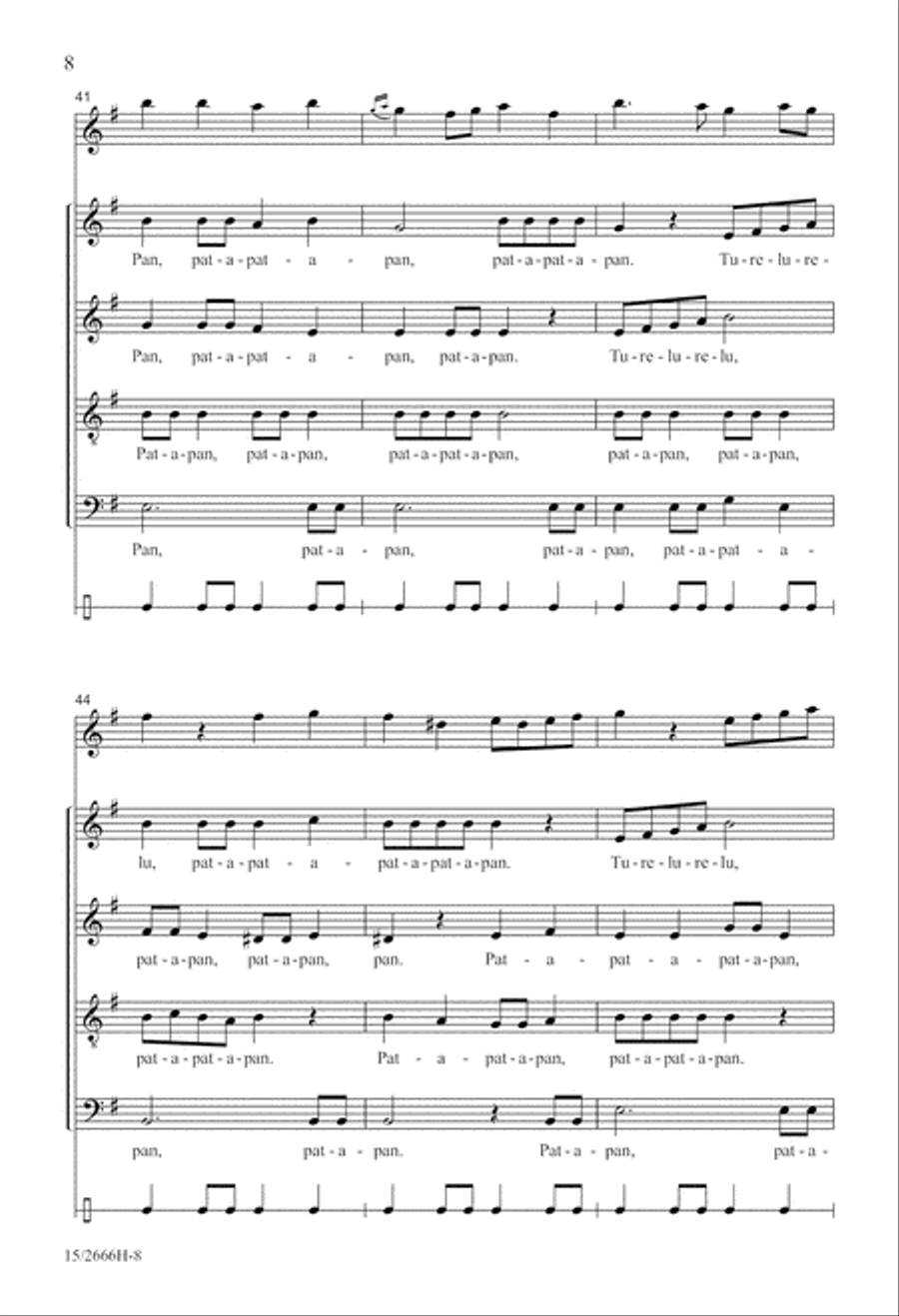 Pat-a-pan 4-Part scores gallery preview page 8