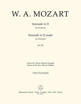 Serenade D major, KV 239