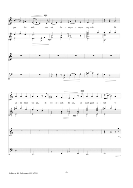 Ale Vasserlech for mezzo soprano, flute, cello and guitar image number null