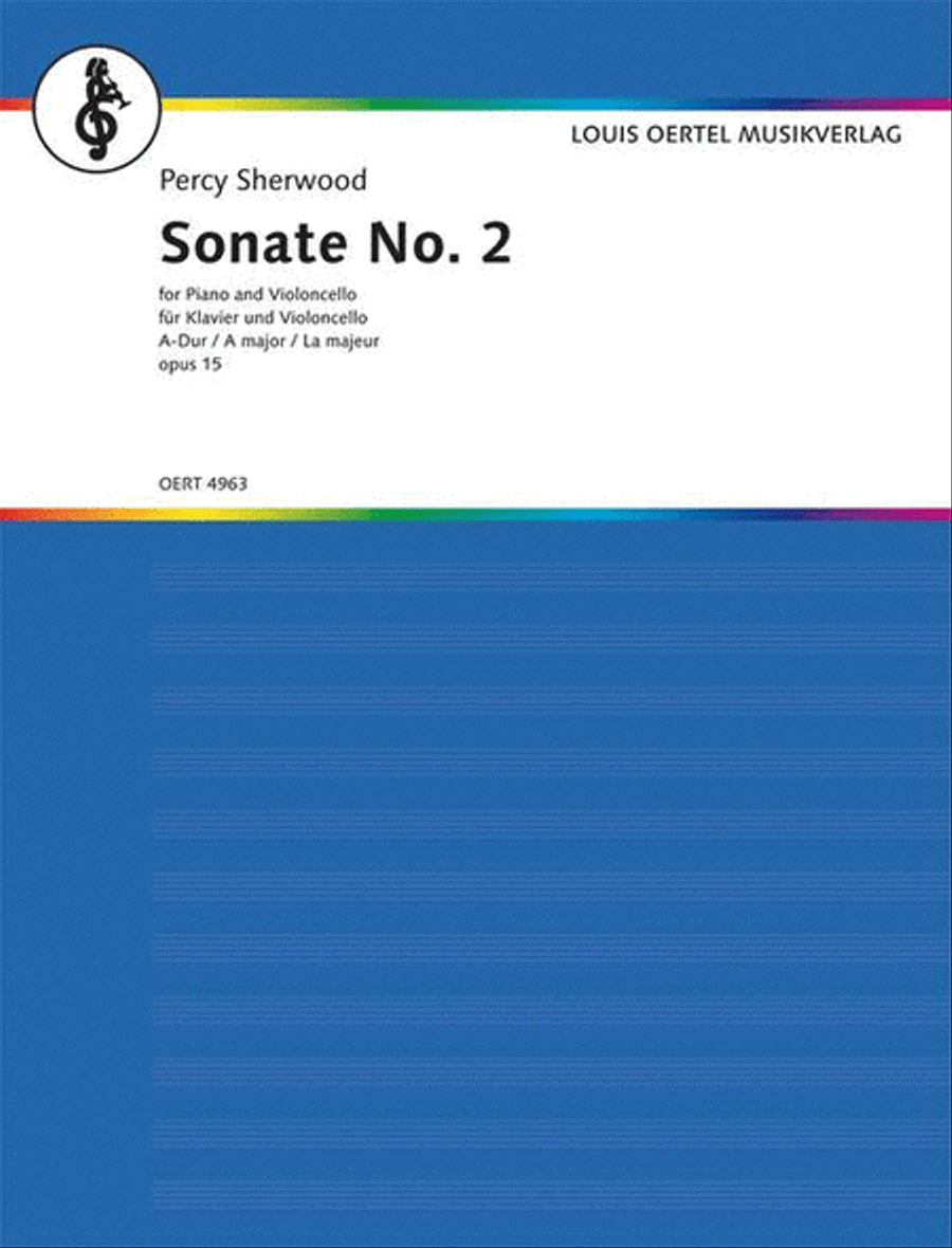 Sonate No. 2 A major op. 15 Piano Accompaniment scores gallery preview page 1
