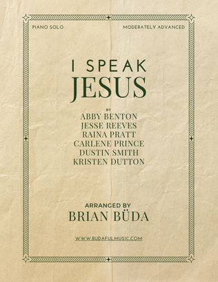 Book cover for I Speak Jesus
