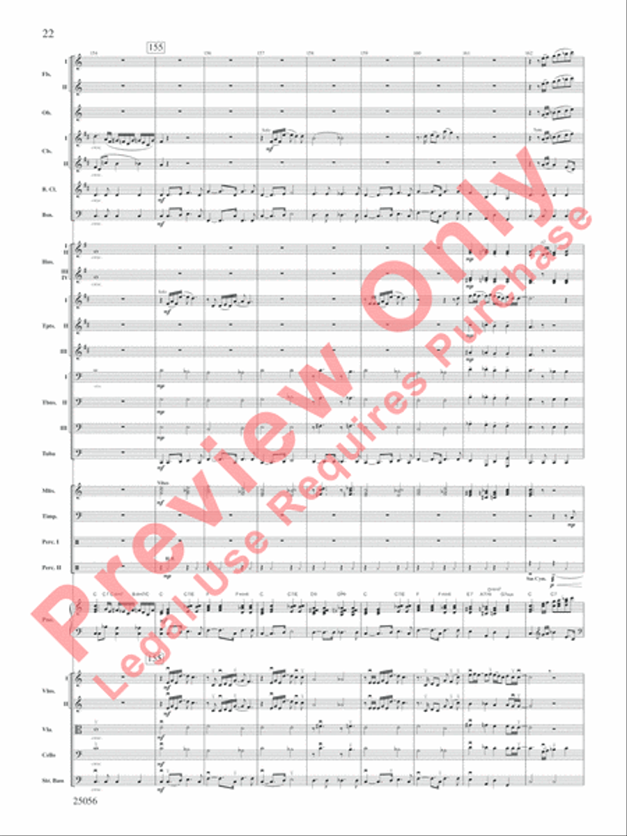 James Bond Medley James Bond Medley Full Orchestra scores gallery preview page 23