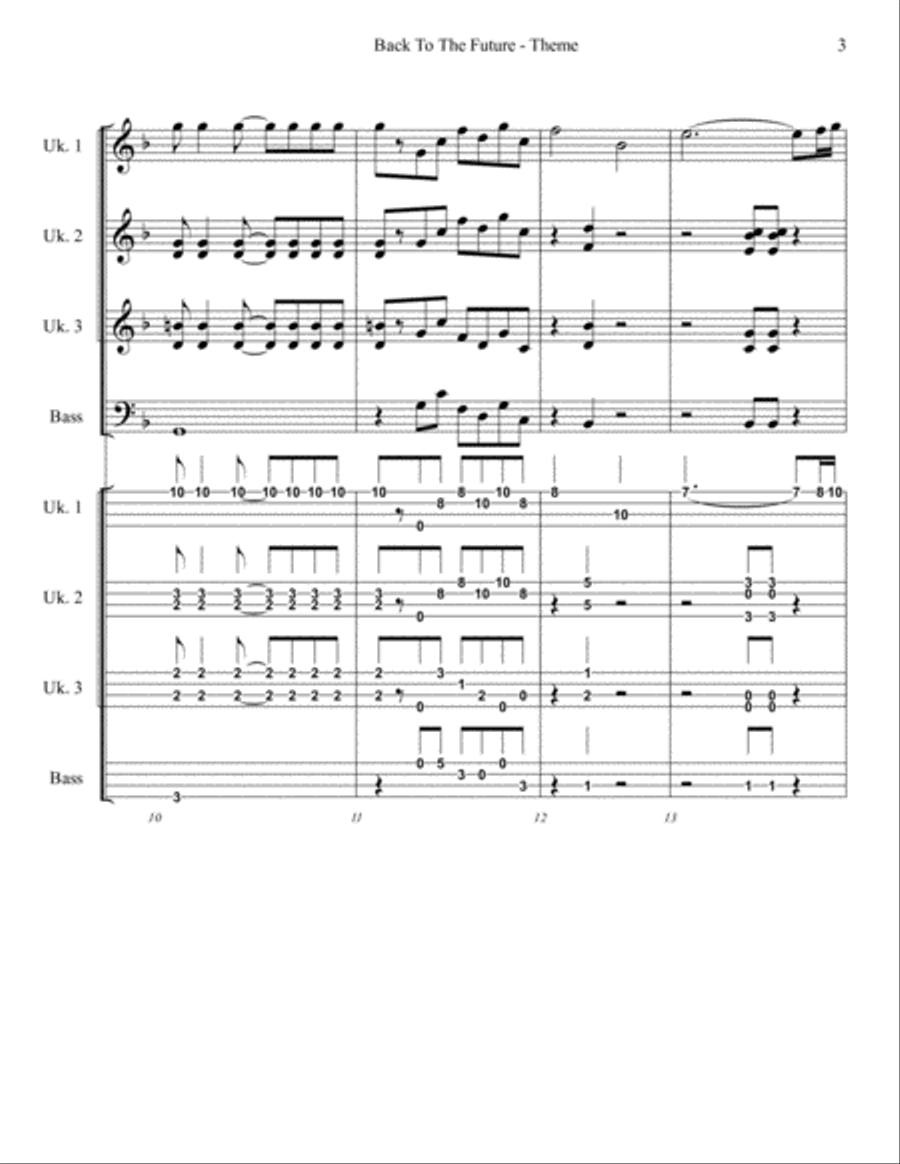 Back To The Future String Duet scores gallery preview page 3