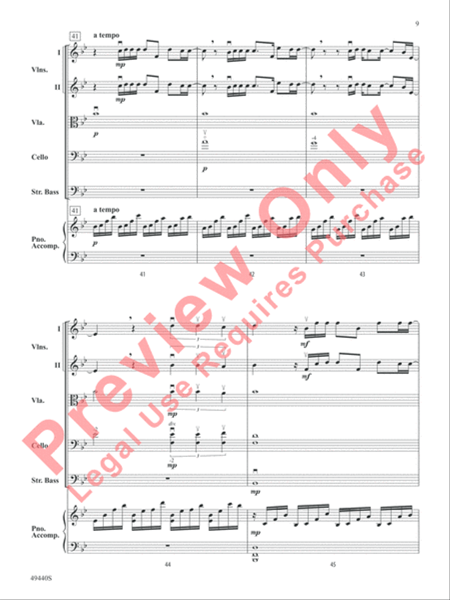 Found/Tonight String Orchestra scores gallery preview page 10