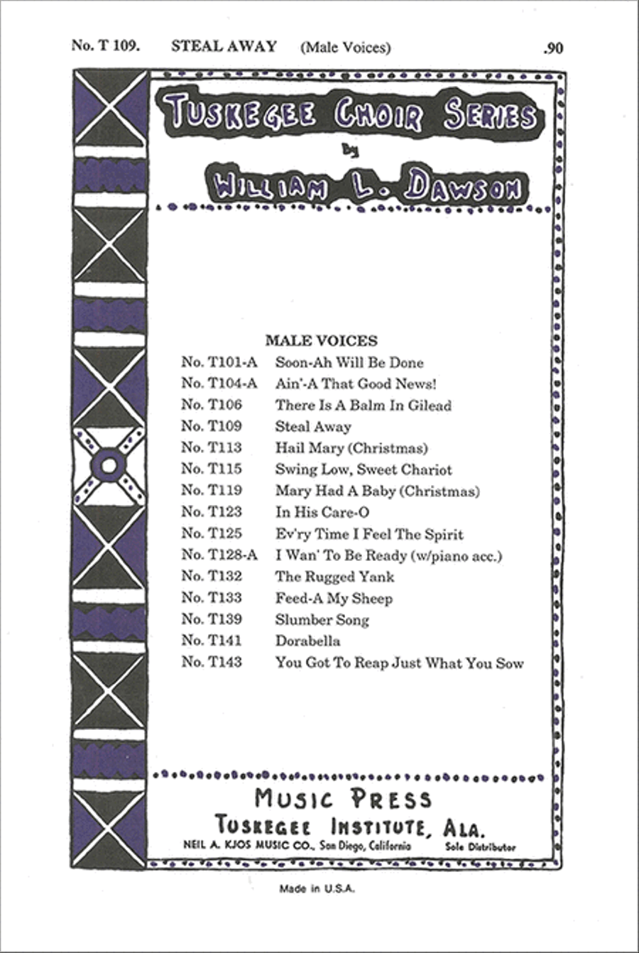 Steal Away TTBB TTBB scores gallery preview page 1