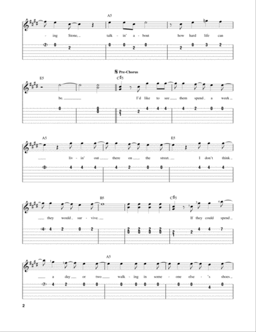 Lifestyles Of The Rich And Famous Acoustic Guitar scores gallery preview page 2