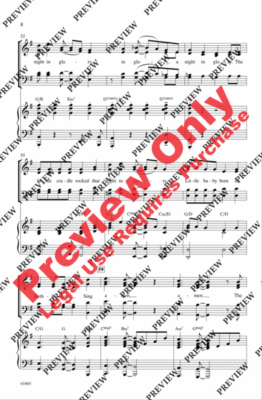 The Little Cradle Rocked - SoundTrax CD (CD only) Choir scores gallery preview page 8