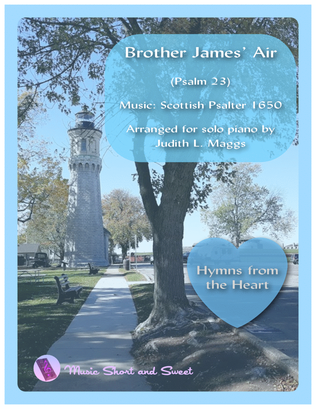 Book cover for Brother James' Air for solo piano