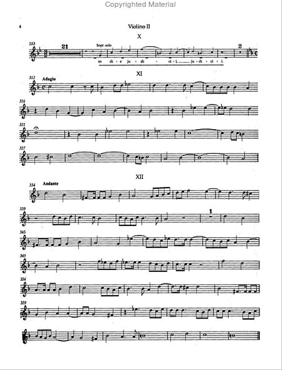 Stabat Mater Violin scores gallery preview page 3
