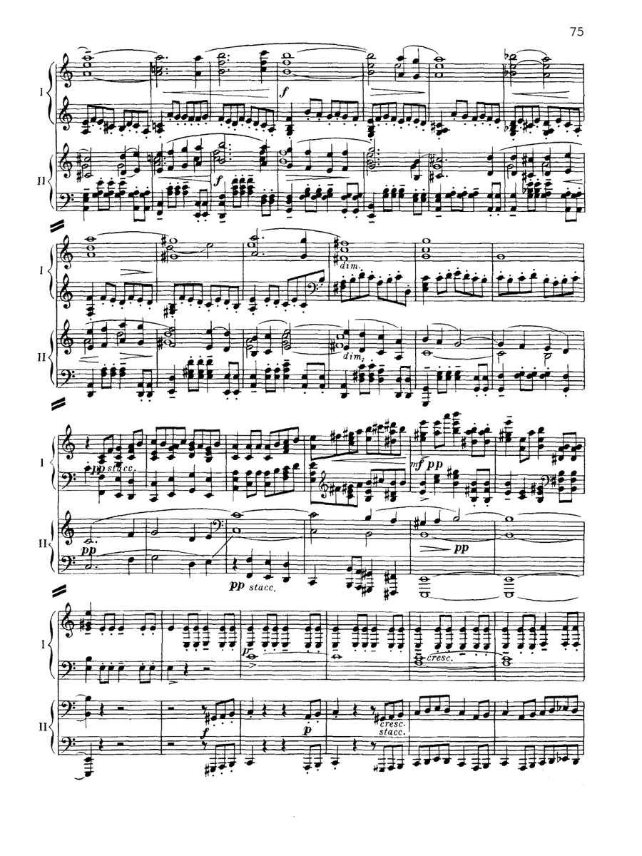 Suite No. 2, Opus 17 - I. Introduction - Piano Duo (2 Pianos, 4 Hands) Piano Duet scores gallery preview page 4