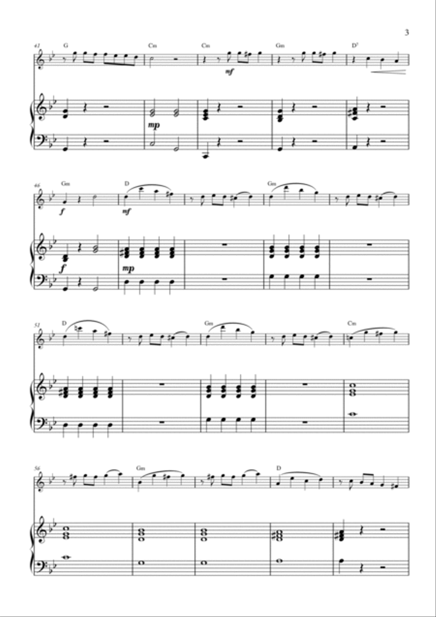 La Cumparsita Flute Solo scores gallery preview page 3