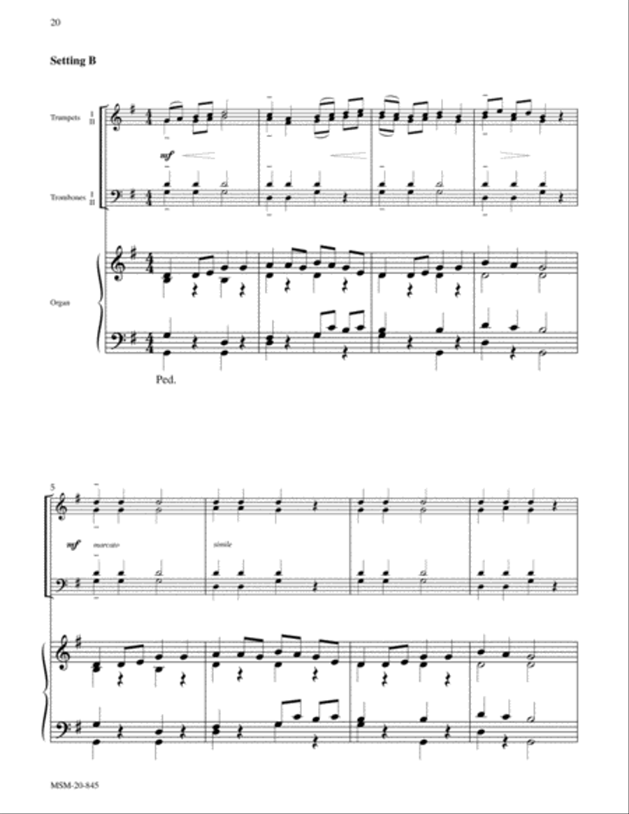 God, Who Stretched the Spangled Heavens (Holy Manna) Choir scores gallery preview page 3