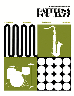 Book cover for Patterns For Jazz - Treble Clef Instruments