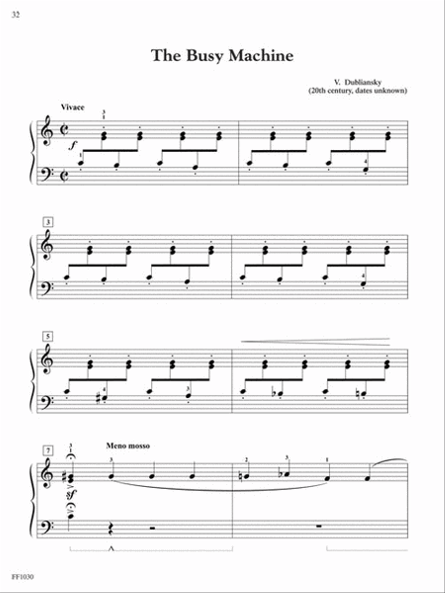 Piano Literature – Book 1