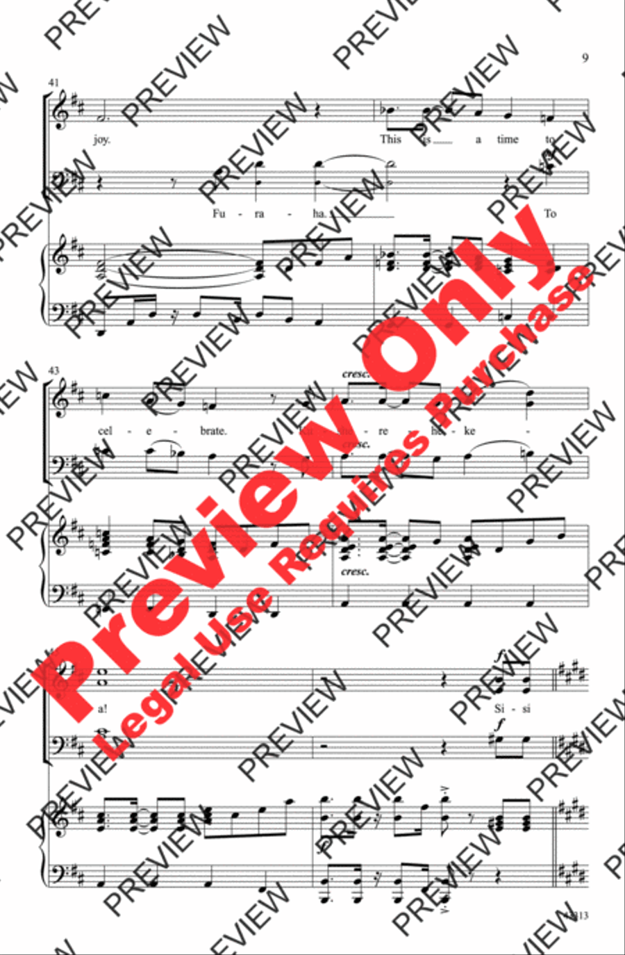 Sisi Sote Sisi Sote 3-Part scores gallery preview page 9