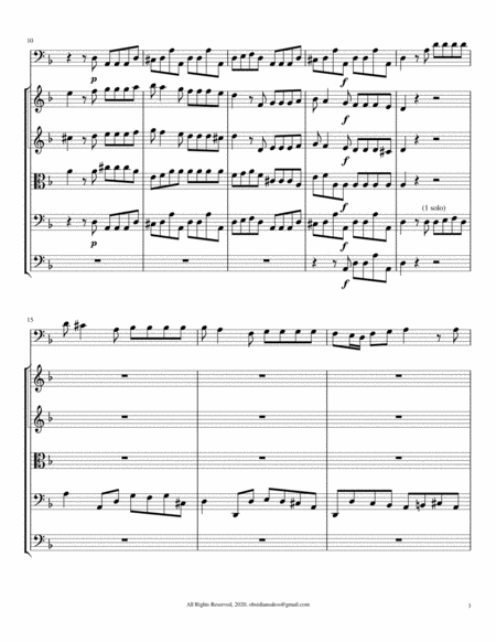 A. Vivaldi: Cello Concerto in D Minor, RV406 image number null
