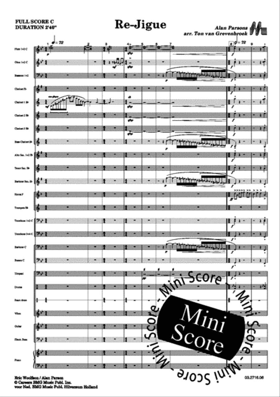 Re-Jigue Concert Band scores gallery preview page 7