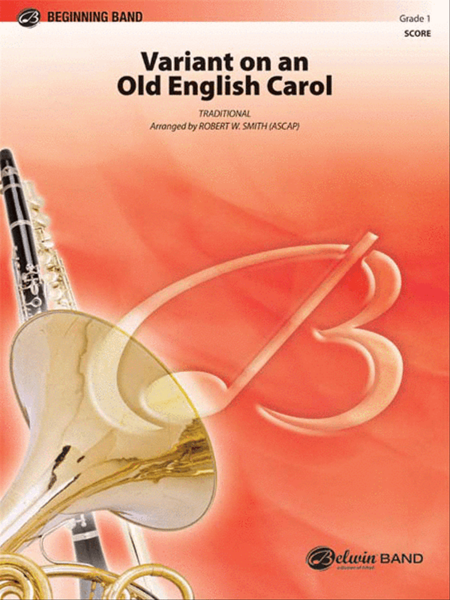 Variant on an Old English Carol Concert Band scores gallery preview page 1
