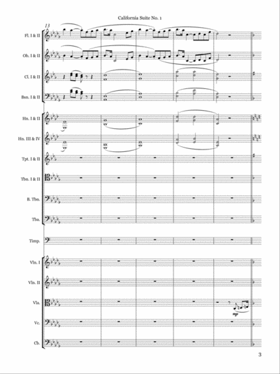 At Noon Time Small Ensemble scores gallery preview page 3