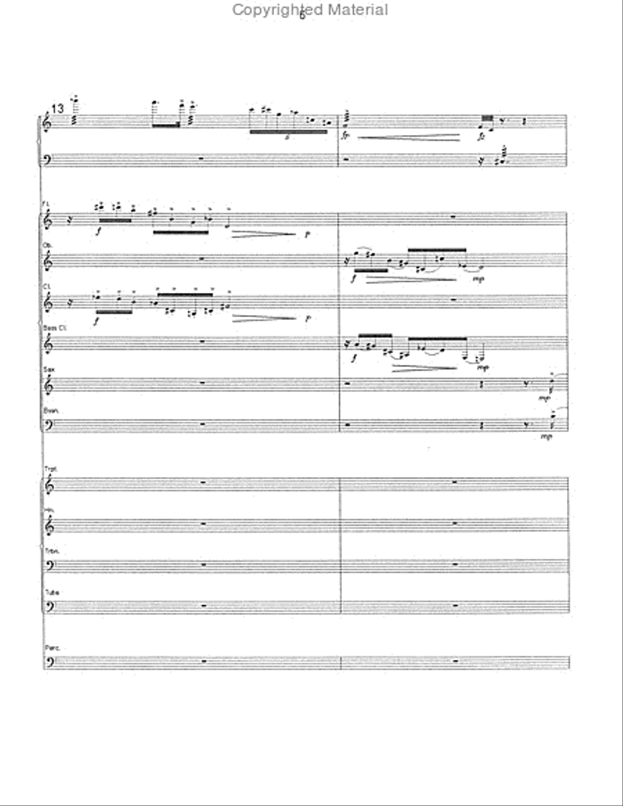 Chamber Symphony No. 1 Bassoon scores gallery preview page 7