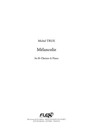Book cover for Melancolie