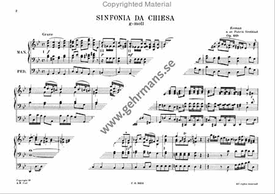 Sinfonia da chiesa g-moll Organ Solo scores gallery preview page 2