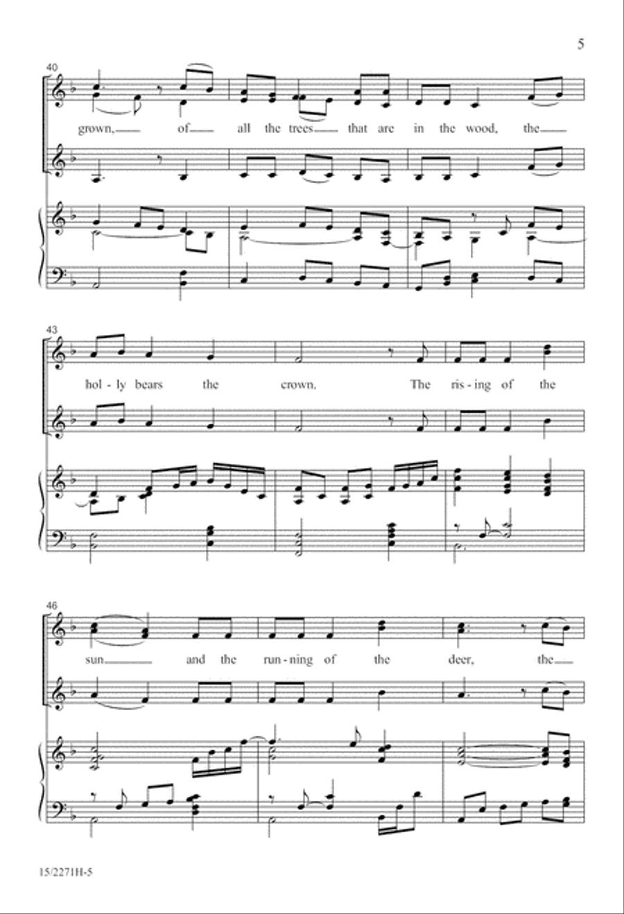 Here We Come A-Caroling! Here We Come A-Caroling! SSA scores gallery preview page 6