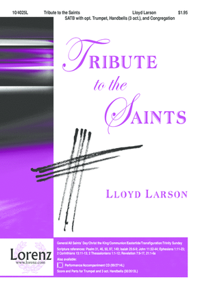 Book cover for Tribute to the Saints