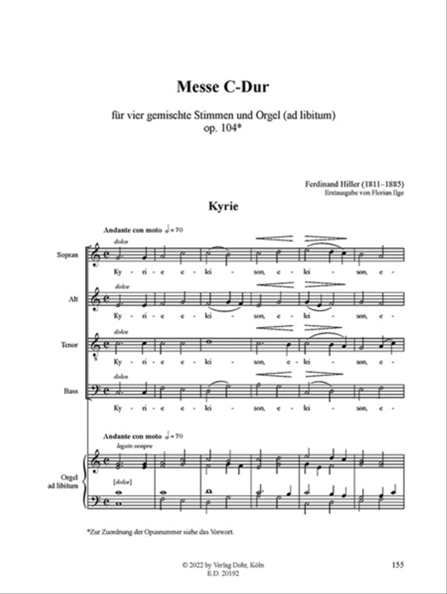 Messen, Band 1 Messen, Band 1 4-Part scores gallery preview page 3