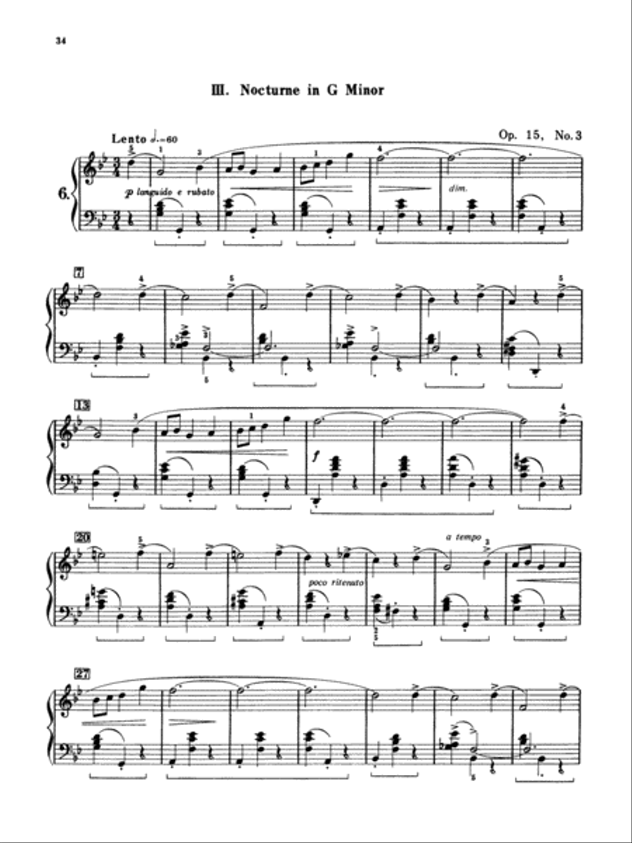 Nocturnes - Complete Piano Solo scores gallery preview page 3