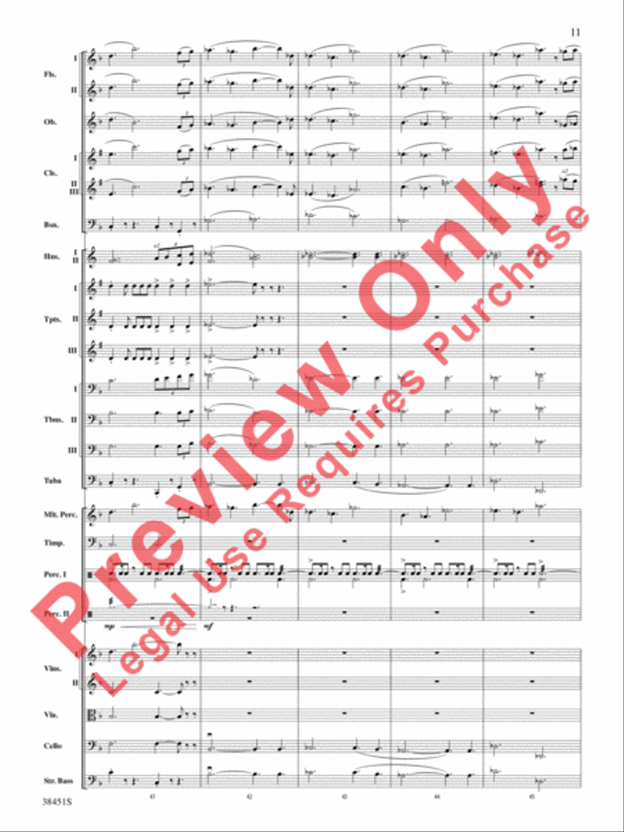 Resurgences Full Orchestra scores gallery preview page 12