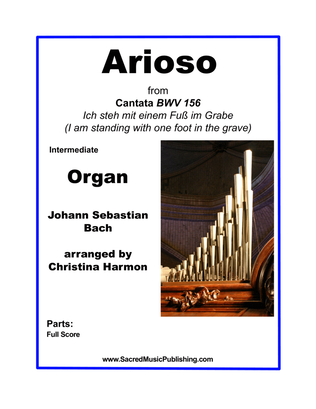 Book cover for Arioso from Cantata BWV 156 - Organ