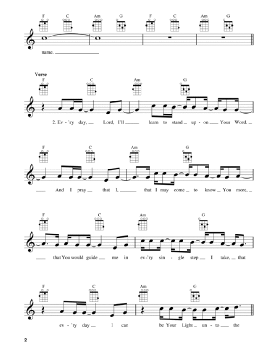 Everyday Ukulele scores gallery preview page 2